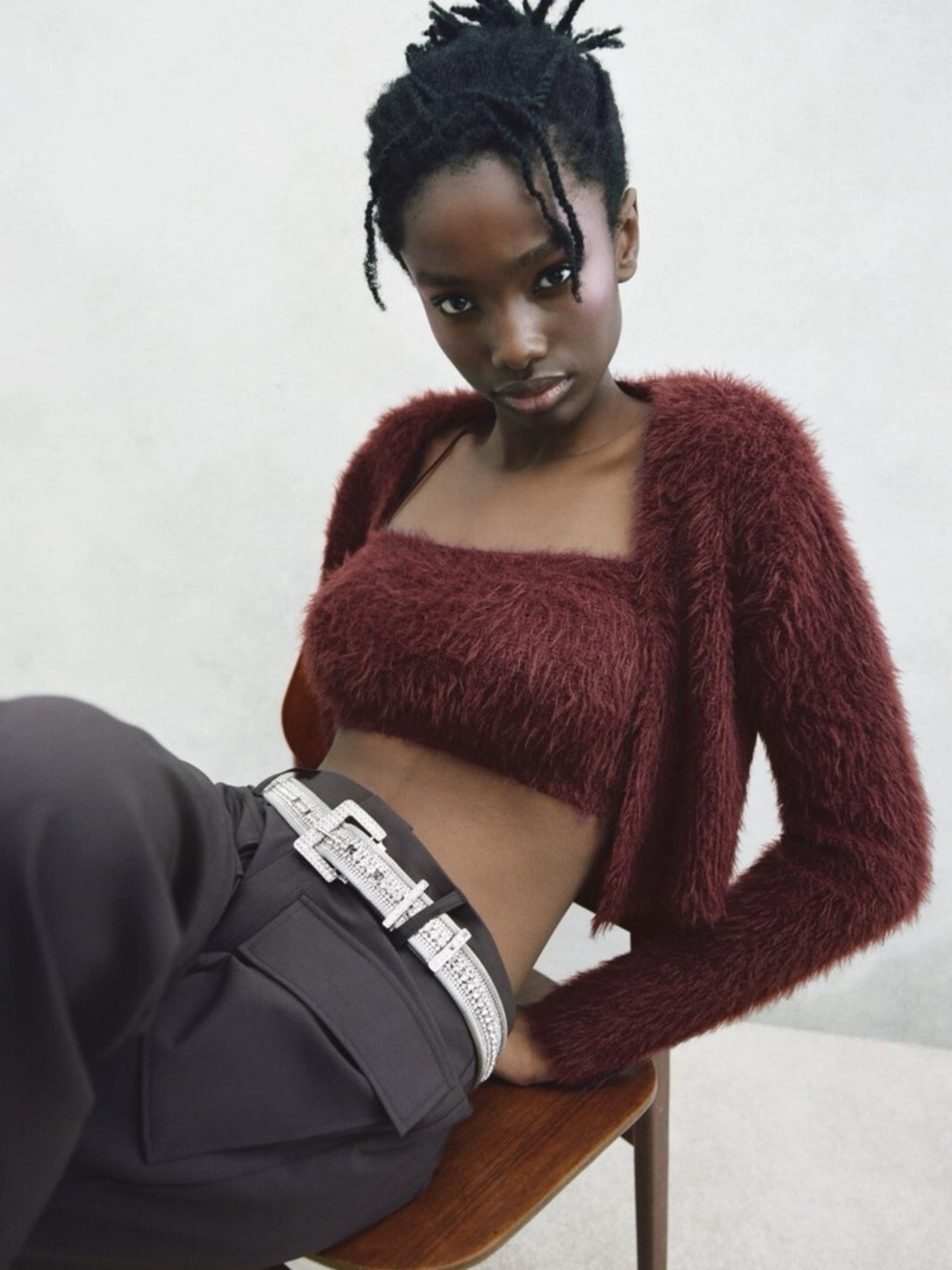Zara Soft Touch Cropped Cardigan